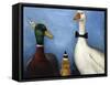 Duck Duck Goose-Leah Saulnier-Framed Stretched Canvas