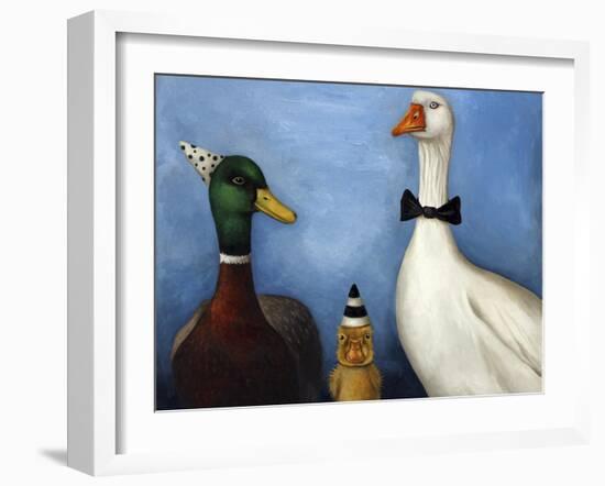 Duck Duck Goose-Leah Saulnier-Framed Giclee Print