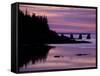 Duck Harbor at Sunset, Isle Au Haut, Maine, USA-Jerry & Marcy Monkman-Framed Stretched Canvas