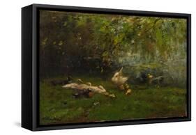 Duck Heaven-Willem Maris-Framed Stretched Canvas