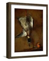 Duck, Hung on a Wall, and a Seville Orange-Jean-Baptiste Simeon Chardin-Framed Giclee Print