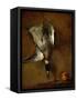 Duck, Hung on a Wall, and a Seville Orange-Jean-Baptiste Simeon Chardin-Framed Stretched Canvas