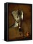 Duck, Hung on a Wall, and a Seville Orange-Jean-Baptiste Simeon Chardin-Framed Stretched Canvas