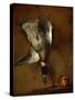 Duck, Hung on a Wall, and a Seville Orange-Jean-Baptiste Simeon Chardin-Stretched Canvas
