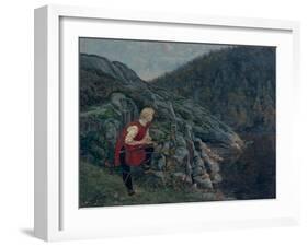 Duck Hunter in Holskov, 1886-Olaf Isaachsen-Framed Giclee Print