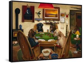 Duck Hunters-Leo Stans-Framed Stretched Canvas