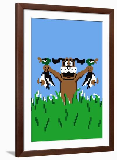 Duck Hunting Dog Video Game-null-Framed Art Print