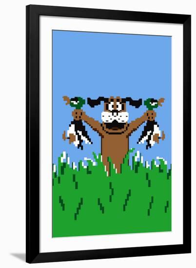 Duck Hunting Dog Video Game-null-Framed Art Print