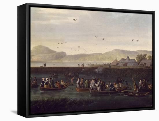 Duck Hunting on Island of Ischia-null-Framed Stretched Canvas