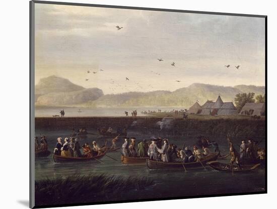 Duck Hunting on Island of Ischia-null-Mounted Giclee Print