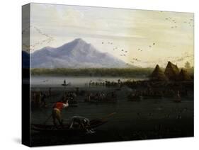 Duck Hunting on the Island of Ischia-Claude Joseph Vernet-Stretched Canvas