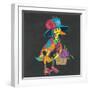 Duck in Dark Gray-null-Framed Art Print