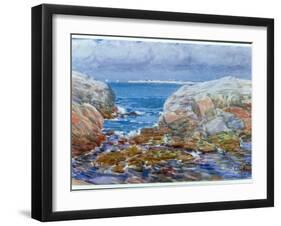 Duck Island, Isles of Shoals, 1906-Childe Hassam-Framed Giclee Print