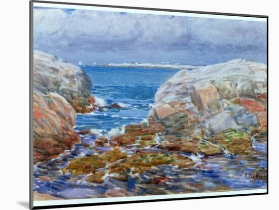 Duck Island, Isles of Shoals, 1906-Childe Hassam-Mounted Giclee Print