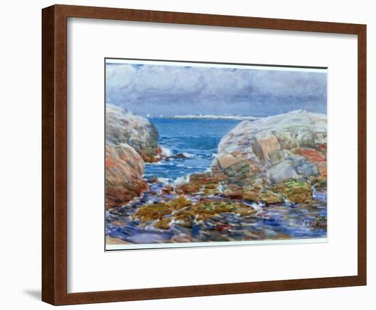 Duck Island, Isles of Shoals, 1906-Childe Hassam-Framed Giclee Print