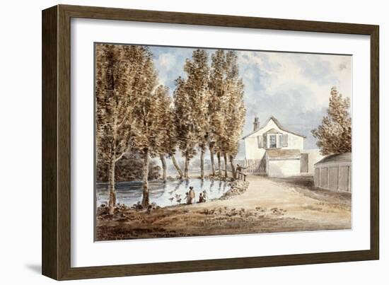 Duck Pond at St Marylebone, C1802-null-Framed Giclee Print