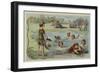 Duck Race-null-Framed Giclee Print