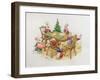 Duck's Christmas, 1999-Kestutis Kasparavicius-Framed Giclee Print