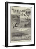 Duck-Shooting at Long Point Island, on Lake Erie-Charles Whymper-Framed Giclee Print