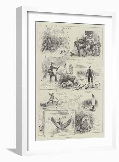 Duck-Shooting in Manitoba-Henry Charles Seppings Wright-Framed Giclee Print