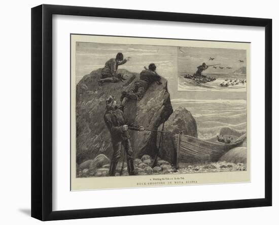 Duck-Shooting in Nova Scotia-John Charles Dollman-Framed Giclee Print