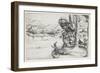 Duck Shooting with Firearms, 1545-Augustin Hirschvogel-Framed Giclee Print