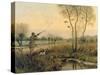 Duck Shooting-Christopher William Strange-Stretched Canvas