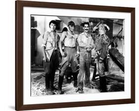 Duck Soup, Chico Marx, Zeppo Marx, Groucho Marx, Harpo, 1933-null-Framed Photo