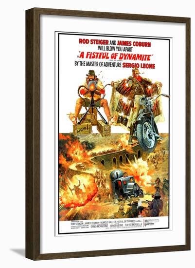 Duck, You Sucker, (aka A Fistful of Dynamite), Rod Steiger, James Coburn, 1971-null-Framed Art Print