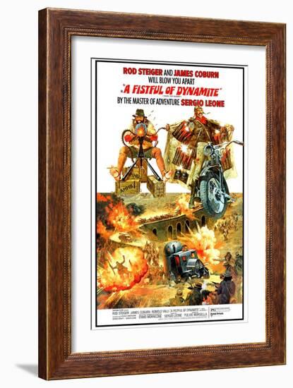 Duck, You Sucker, (aka A Fistful of Dynamite), Rod Steiger, James Coburn, 1971-null-Framed Art Print