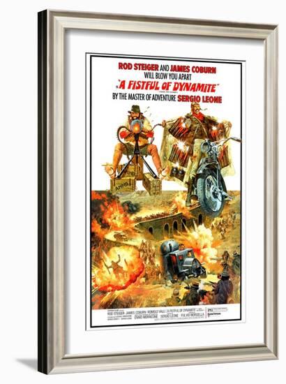 Duck, You Sucker, (aka A Fistful of Dynamite), Rod Steiger, James Coburn, 1971-null-Framed Art Print