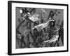 Duckling Swims Underwater Among Goldfish-Jane Burton-Framed Photographic Print