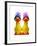 Ducklings in Wooly Hats-null-Framed Photographic Print