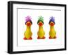 Ducklings in Wooly Hats-null-Framed Photographic Print