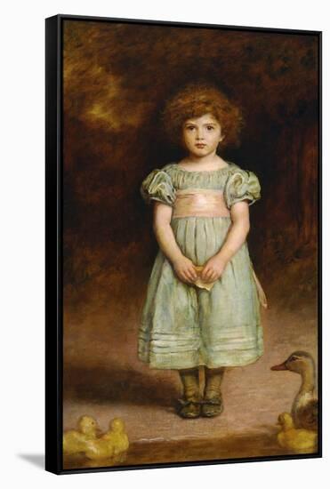 Ducklings-John Everett Millais-Framed Stretched Canvas