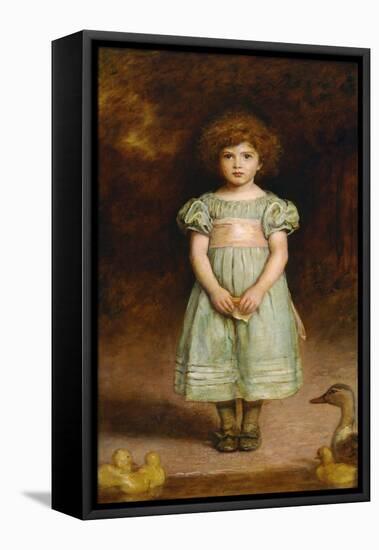 Ducklings-John Everett Millais-Framed Stretched Canvas