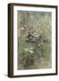 Ducks Among Willows, C. 1880-1900-Willem Maris-Framed Art Print