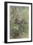 Ducks Among Willows, C. 1880-1900-Willem Maris-Framed Art Print