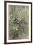 Ducks Among Willows, C. 1880-1900-Willem Maris-Framed Art Print