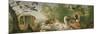 Ducks and Birds in a Landscape, 18Th Century-Pieter Casteels-Mounted Giclee Print