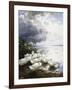 Ducks at the Lake's Edge-Alexander Koester-Framed Giclee Print