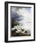 Ducks at the Lake's Edge-Alexander Koester-Framed Giclee Print