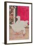 Ducks by the Open Door-Linda Benton-Framed Giclee Print