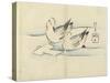 Ducks, C. 1830-Hogyoku-Stretched Canvas