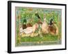 Ducks in a Row-Wendy Edelson-Framed Giclee Print