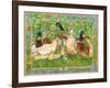 Ducks in a Row-Wendy Edelson-Framed Giclee Print