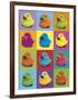 Ducks in Colour-Clara Wells-Framed Giclee Print