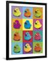 Ducks in Colour-Clara Wells-Framed Giclee Print