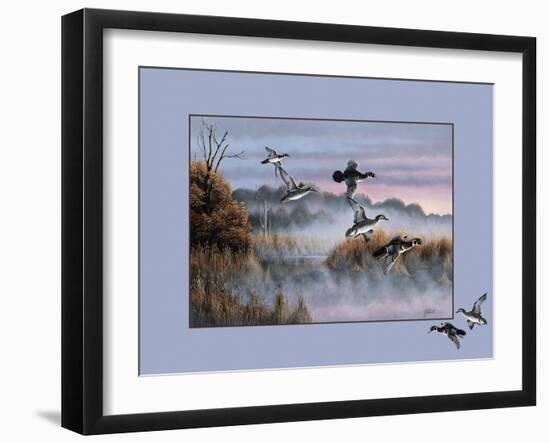 Ducks in Flight 2-Wilhelm Goebel-Framed Giclee Print