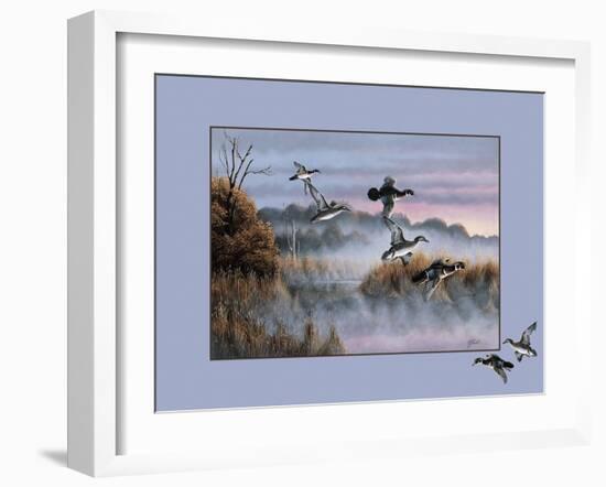 Ducks in Flight 2-Wilhelm Goebel-Framed Giclee Print